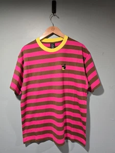Golf Wang Tyler The Creator Kill Cat Mockneck Oversized Striped T Shirt L - Picture 1 of 4