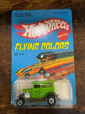 Hot Wheels Flying Colors #44 A-OK RARO SIN PERFORAR SIN ABRIR 44 A OK Foto 1 de 4