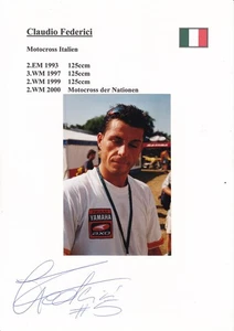 Claudio FEDERICI Italien, Motorradsport, Motocross, Silber WM 1999, Grossformat - Picture 1 of 1