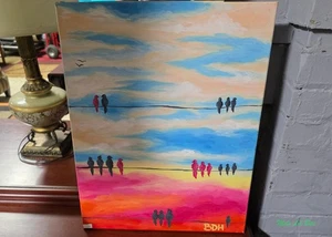 Birds Abacus Painting - Picture 1 of 3