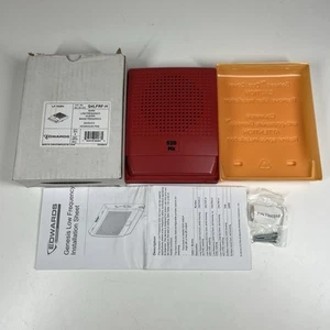 NEU Edwards G4LFRF-H Genesis G4LF Niederfrequenzhorn 24V 520Hz rot Feuermelder - Bild 1 von 8