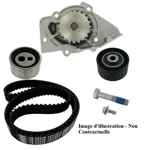 Kit Distribution+Pompe à Eau Pour A3-A4-A6-Galaxy-Golf 4-Passat Sharan 1,9 Tdi - Picture 1 of 1