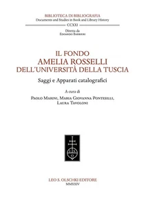 Libri Fondo Amelia Rosselli Dell'universita Della Tuscia. Saggi E Apparati Catal - Foto 1 di 1