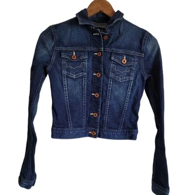 Chaqueta Jean Big Star Lavado Oscuro Talla XS Mujer  Foto 1 de 4