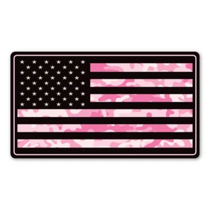 Imán bandera camuflaje rosa grande - Imagen 1 de 1