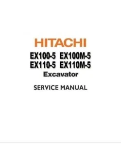 Service Reparaturanleitung für Hitachi EX100-5, EX100M-5, EX110-5, EX110M-5 Bagger - Bild 1 von 1
