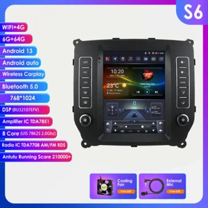 Radio estéreo para auto Chevy Silverado GMC Sierra 6+64 GB 9,7" Android 13 2014-2018 - Imagen 1 de 22