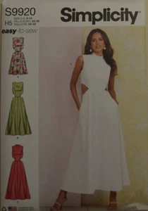 Simplicity - 9920 - Vestido Misses con escote y variaciones de longitud - Imagen 1 de 2
