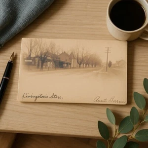 Postal con imagen real Livingston's Store, Fairton NJ, publicada sin dividir - Imagen 1 de 3