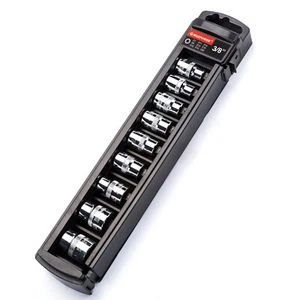 MAXPOWER 9-Piece 3/8 Inch E-Torx Star Socket Set - E7 E8 E10 E11 E12 E14 E16 E18 - Picture 1 of 6