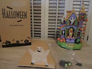 Avon HALLOWEEN HOUSE Motion Activation, Lights, Sounds, Blowing Ghost and Witch - Picture 1 of 21