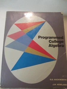 Programmed College Albegra: Hackworth & Howland. 1985 - Picture 1 of 5