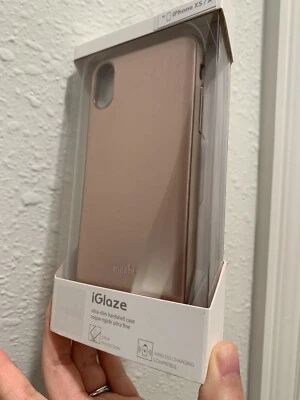 Moshi iGlaze Pink Slim Fit Drop Protection Case -  iPhone XS / X - Image 1 of 2
