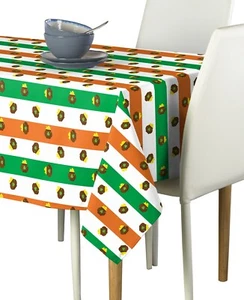 Pots of Gold Irish Stripe Signature Tablecloth Assorted Sizes - Picture 1 of 1
