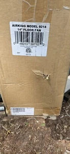 Air King 9214 14 Zoll Bodenventilator - Schwarz - Bild 1 von 1