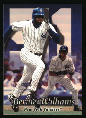 Bernie Williams 1999 Flair Showcase #57 BASEBALL Card - Image 1 of 2