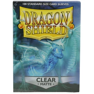 5x Dragon Shield Matte Sleeves - Clear Matte(5x 100 Sleeves) - Zdjęcie 1 z 1