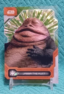 2024 Topps Star Wars High Tek "JABBA the HUTT" STAR WARS: A NEW HOPE Gold 12/50 - Picture 1 of 5