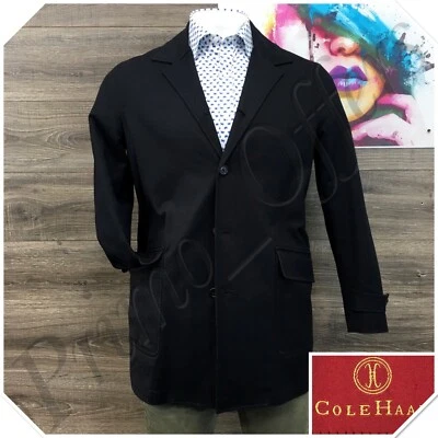 Cole Haan Hombres Abrigo Largo Abrigo Chaqueta Algodón Talla M Blazer Deporte Informal Foto 1 de 4