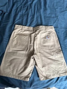 Beige Carhartt utility work wear shorts (36”) - Picture 1 of 3