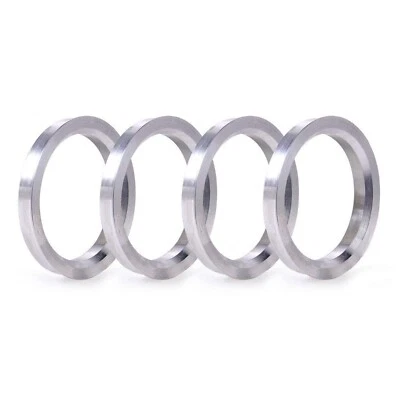 4pc 95.1 to 77.8 Aluminium Wheel Hub Centric Rings OD 95.1mm ID 77.8mm Hubrings - Image 1 of 2