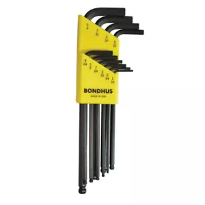 Bondhus 10938 Ball End L-Wrenches Set, 1/16 - 1/4", 10 Pc. - Picture 1 of 1