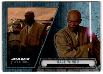 2016 Star Wars Topps Evolution Mace Windu #80 - Image 1 of 2