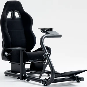 Hottoby Rennsimulator Cockpit Radständer Mit Sitz Passform Logitech G29 G923 - Bild 1 von 28
