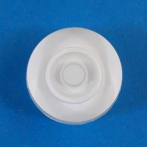 POP-KNOB perno de velocidad guitarra en BLANCO PLANO + números blancos, números no visibles - Imagen 1 de 2
