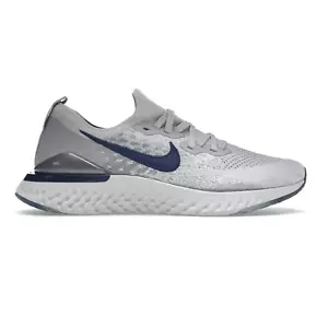 Nike Epic React Flyknit 2 Running - 2021 - Grey Blue - Size UK 11 (EU 46) US 12 - Picture 1 of 12
