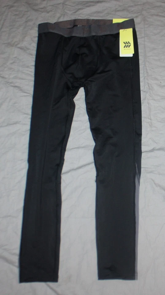 Boys All In Motion Fitted Tights XL 16 Black pull on Under Layer Pants - Image 1 of 1