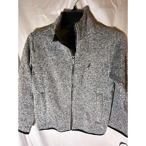 Nautica Boys Little Full-Zip Fleece Jacket, Grey, Size S, NWT - Picture 1 of 4