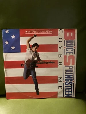 BRUCE SPRINGSTEEN Cover Me/ Jersey Girl 12" Vinyl Single UK Import 1984 VG++ - Image 1 of 4