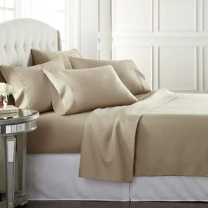Danjor Linens Bed Sheet Set Cal King for Hot Sleepers, Hotel Premium Sheets w... - Picture 1 of 9