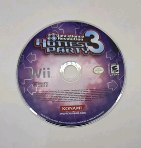 Dance Dance Revolution Hottest Party 3 (Nintendo Wii, 2009) DISC ONLY Tested - Picture 1 of 3