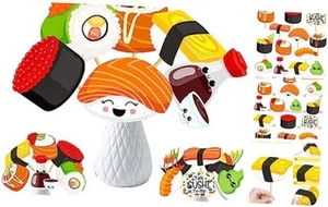 Sushi Centerpiece Sticks 26Pcs Sushi Party Table Toppers Let's Roll Sushi  - Picture 1 of 7
