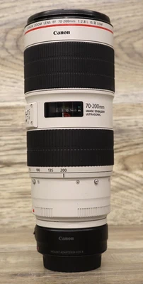 Lente Canon EF 70-200 mm 2,8 L IS III USM ANILLO DE FILTRO ABOLLADO LENTE PEQUEÑA RAYADA Foto 1 de 4