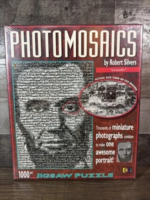 Fotomosaicos / Puzzle Presidente Abraham Lincoln / 1026 Piezas / Nuevo y Precintado Foto 1 de 2