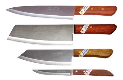 4 cuchillos de cocina KIWI tailandeses utilitarios carnicero cuchillo de frutas Foto 1 de 4