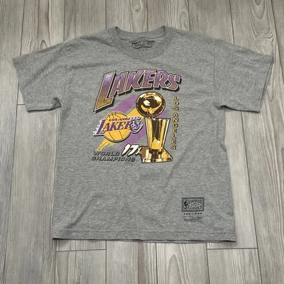 Camiseta Mitchell & Ness LA Lakers17x Campeones del Mundo (Talla: JUVENTUD Grande) Foto 1 de 4