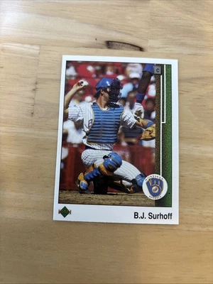 1989 Upper Deck - B.J. Surhoff #343 - Image 1 of 2