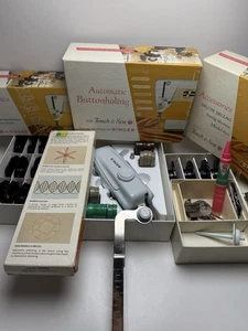 singer vintage touch and sew attachments Deluxe Zig Zag Auto Buttonholing - Picture 1 of 11