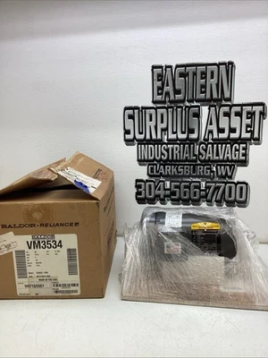 Baldor Reliance Industrial Motor VM3534.33HP 230/460V FR. 56C NIB - Image 1 of 4