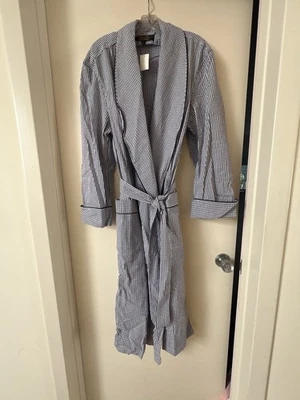 De colección Brooks Brothers Algodón Azul Tono Guinga - Hecho en Canadá Talla Grande Nuevo Con Etiquetas Foto 1 de 4