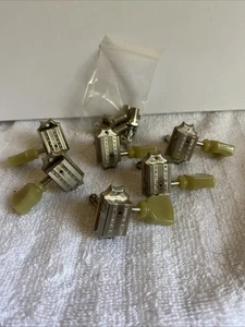 GROVER DELUXE Thread in SINGLE RING NICKEL KEYSTONE TUNERS FOR GIBSON KLUSON - Picture 1 of 9