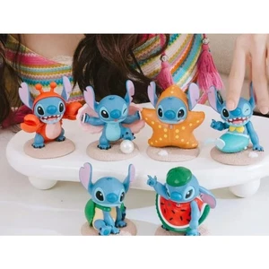 Beast Kingdom Stitch Sommer Dress Up Serie Blindbox Sammlerstück Spielzeug Ornament  - Bild 1 von 15