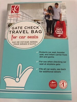 J.L. Bolsa de viaje Childress elevadora asiento de coche certificado por aerolínea puerta cheque  Foto 1 de 2