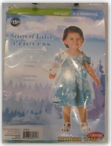 Snowflake Princess Infant 0-6 Months Costume Dress Halloween Girls Goodmark