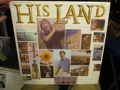 1970 CLIFF RICHARD & CLIFF BARROWS His Land LP Light Gospel Christian Shrink NM Foto 1 de 3