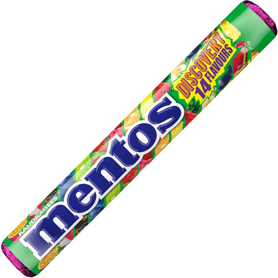 MENTOS DISCOVERY 14 FLAVOURS CARAMELLE ALLA FRUTTA IN 14 GUSTI LIMITED EDITION — 第 1/1 张图片
